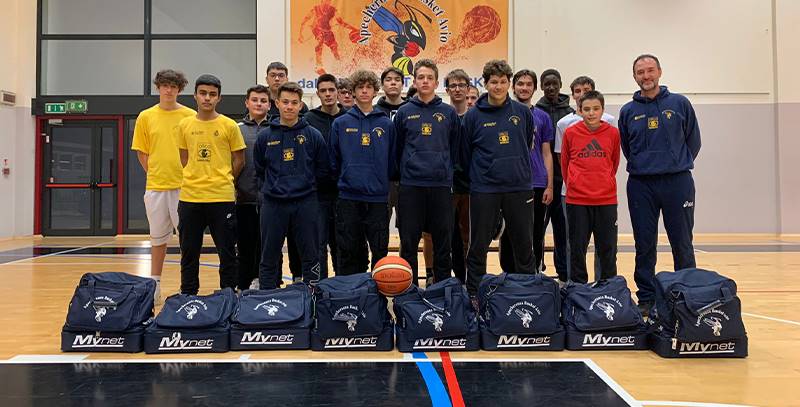 MYNET TRENTINO ANCORA AL FIANCO DEI GIOVANISSIMI DEL BASKET AVIO