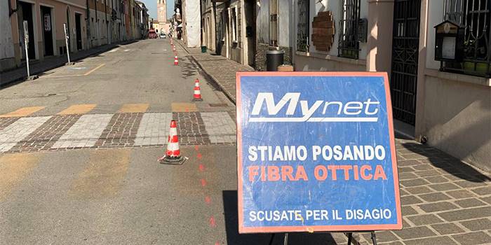 A CANNETO SULL&#39;OGLIO E NELLE FRAZIONI ARRIVA LA FIBRA OTTICA SUPERVELOCE