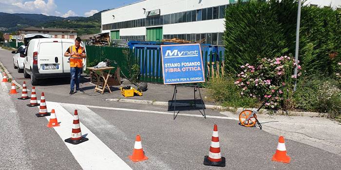 PROSEGUONO I LAVORI DI MYNET TRENTINO A PERGINE VALSUGANA: A BREVE BANDA ULTRALARGA DISPONIBILE IN MOLTI QUARTIERI DELLA PERIFERIA