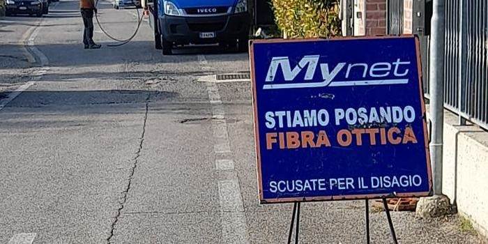 A Motteggiana intervento di Mynet per la fibra ottica nel centro del paese