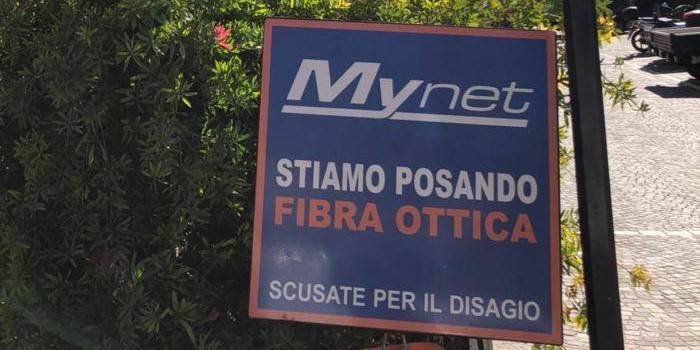Malcesine, Mynet porta la fibra ottica nel centro del paese